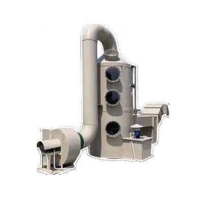 肥料生産における工業廃棄物ガス処理のためのPPガススクルーバースプレータワー