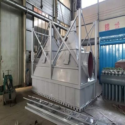 800kgの袋粉塵収集機が水泥工場の大きなシロの上に設置された