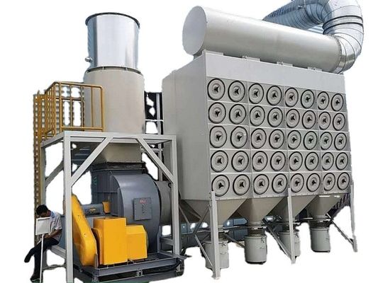 カートリッジフィルター粉塵抽出機 15kwの電力と0.3ミクロンの最小粒子サイズ