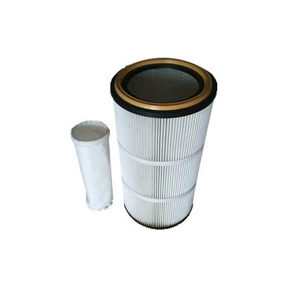 215mm 内径ポリエステル繊維産業用空気塵収集器フィルターカートリッジ