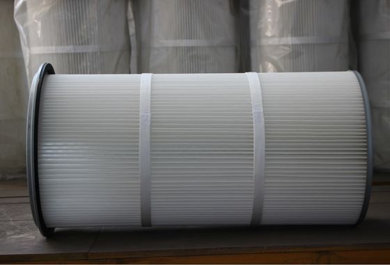 ポリエステルガラス繊維 プロフェッショナルHEPA プリーテッド 空気フィルター 粉塵収集器 D325*1000 mm