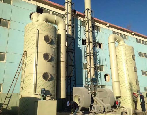 VOC 吸収のための再生熱酸化剤と 1500*4000mm の濡れた除塵器
