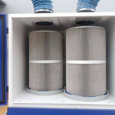 洗浄で健康的な職場環境のために3kwのダブルアーム溶接煙抽出機