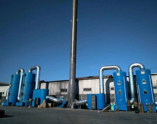 大規模な注文で廃棄ガス浄化のための産業用吸収柱