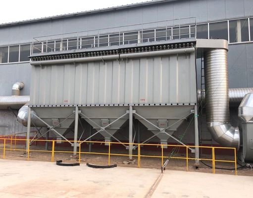木製セメント工場のパルス吹き粉塵収集機 粉塵収集 3kw 炭素鋼