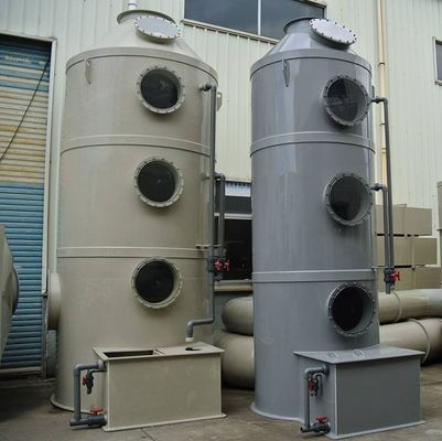 32mm グレー産業用空気洗浄機 ガス浄化用ガス包装吸収柱