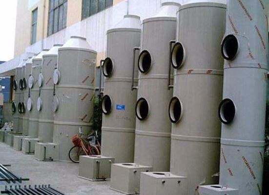 液体抽出用工業廃棄物ガス清掃機 化学噴霧吸収塔