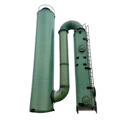 3000mm 直径 工業用煙気 PP 湿浄器吸着コラム
